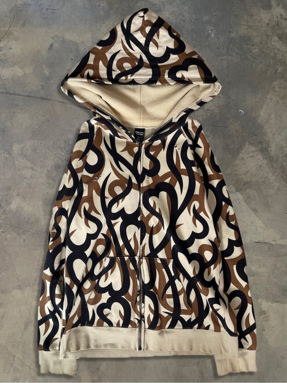 Number (N)ine Tribal Zip up Hoodie